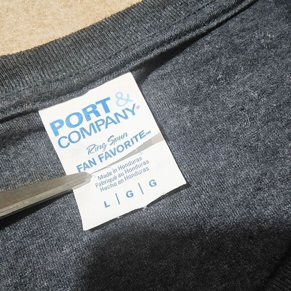 Port & Company Duct Tape Gray Graphic T-Shirt #2 - Picture 5 of 5